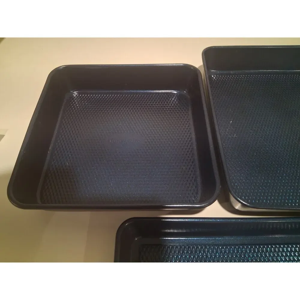 4pc Hampton Blue Nonstick Bakeware Set Muffin Pan Baking Sheets - New No Box
